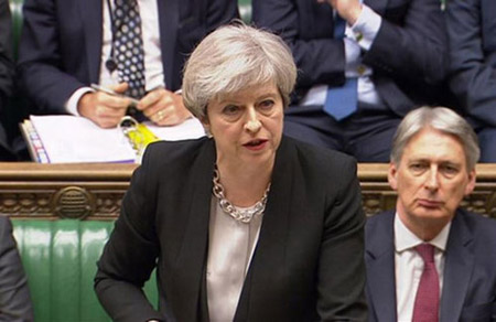 Đề xuất tổng tuyển cử sớm của Thủ tướng nước này Theresa May được Hạ viện Anh thông qua.